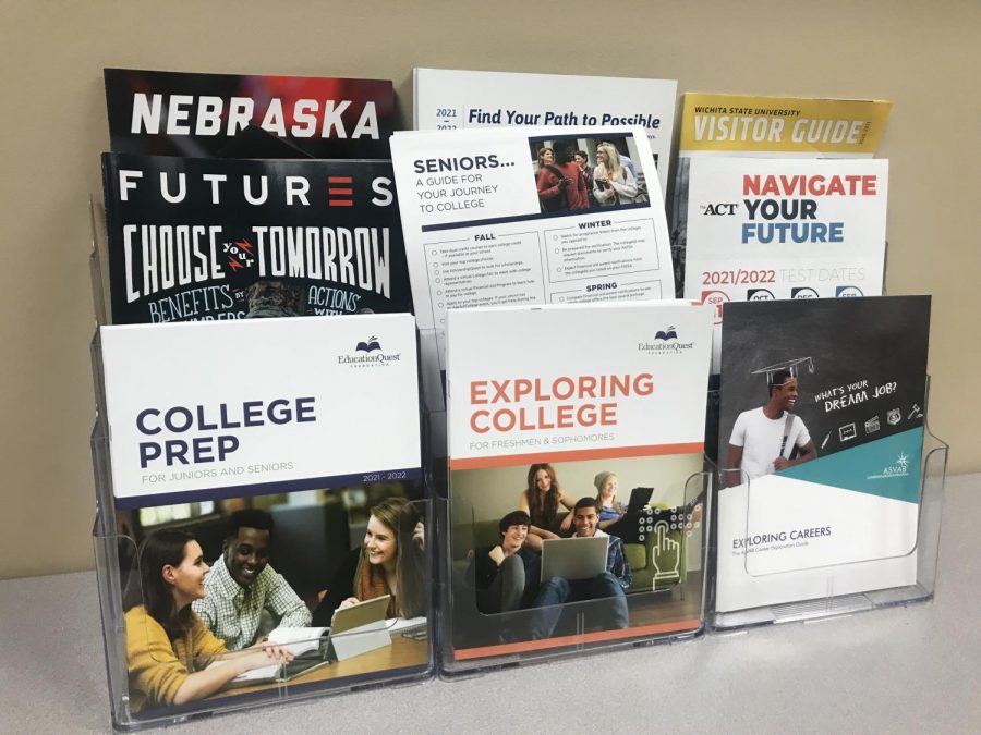 Resources for deciding on colleges to attend found in the Counseling Center.
