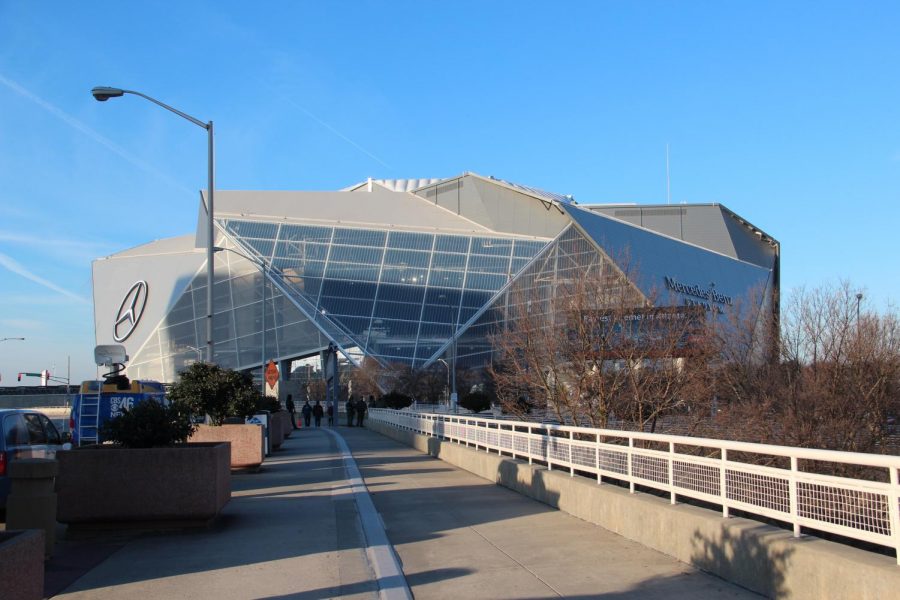 The Super Bowl will be played at Mercedes-Benz Stadium in Atlanta. The game will be played at 5:30 p.m. on CBS.