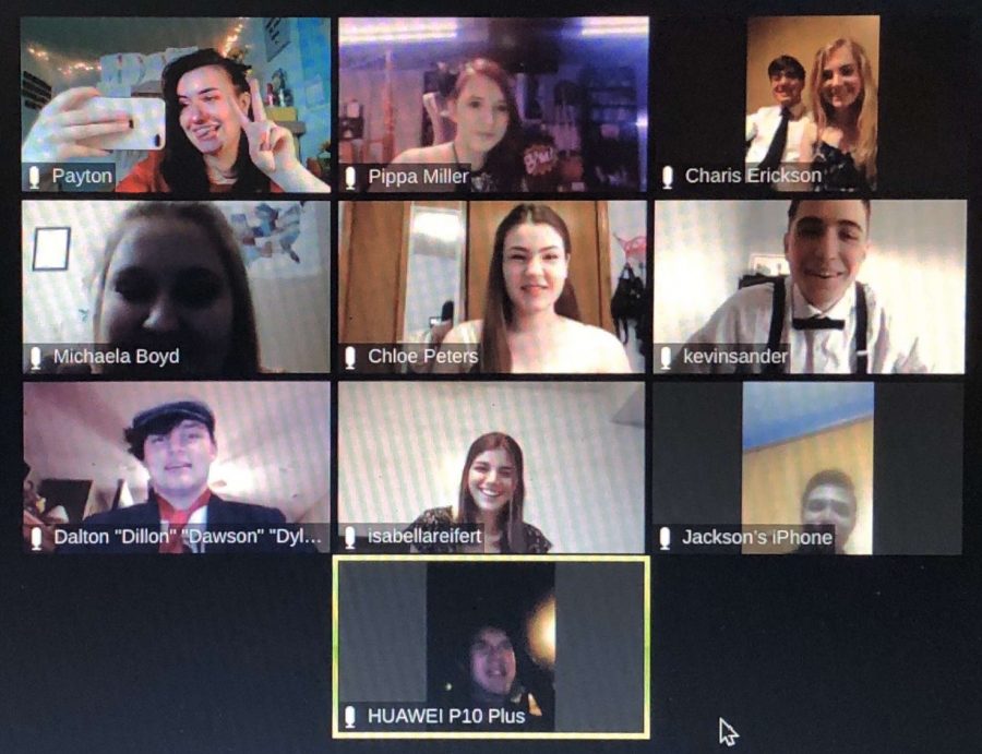 Lincoln Southwest students gather over Zoom for a Virtual Prom, otherwise known as Proom.
