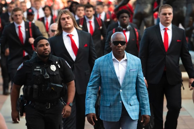 On Oct. 1, interim head coach Mickey Joseph walked into Memorial stadium before the game. He walked in with his team. 