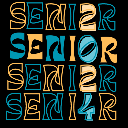 Senior Kyzz Azucena submits a design for the senior t-shirt. Seniors could vote for their favorite design through Wednesday, Sept. 13. 
