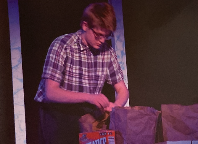 2006 graduate George Dungan performs as one of three lead roles in The Boys Next Door. 2005 was the last year Lincoln Southwest produced one-acts. 