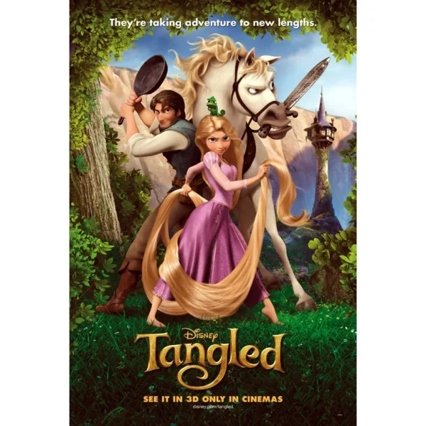 Tangled movie poster.