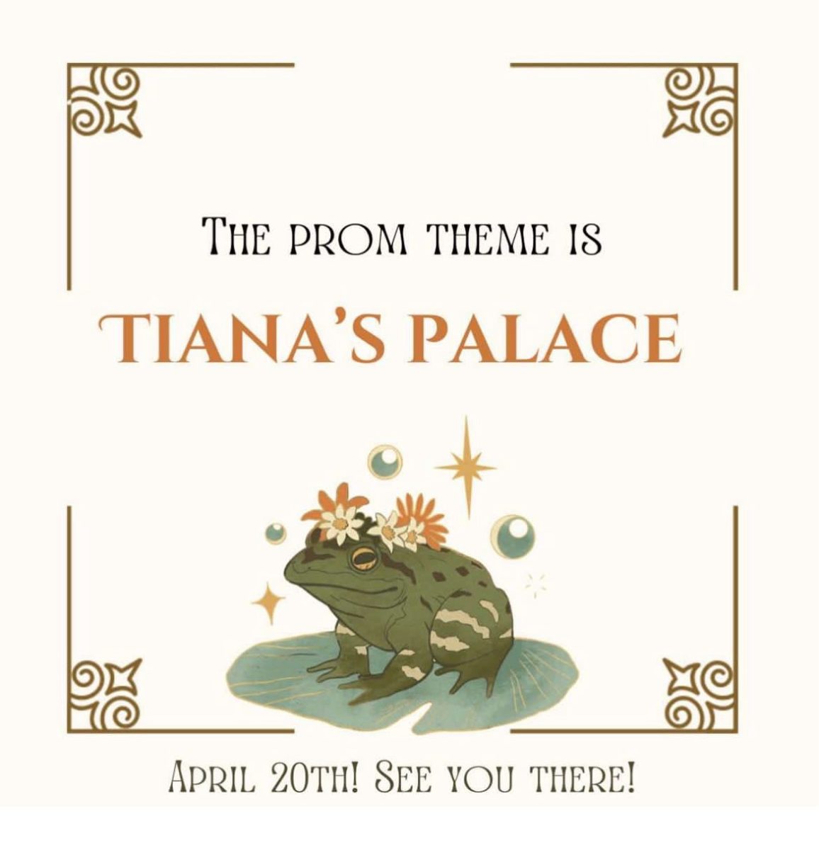 Tianas Palace instagram post from LSW.StuCo