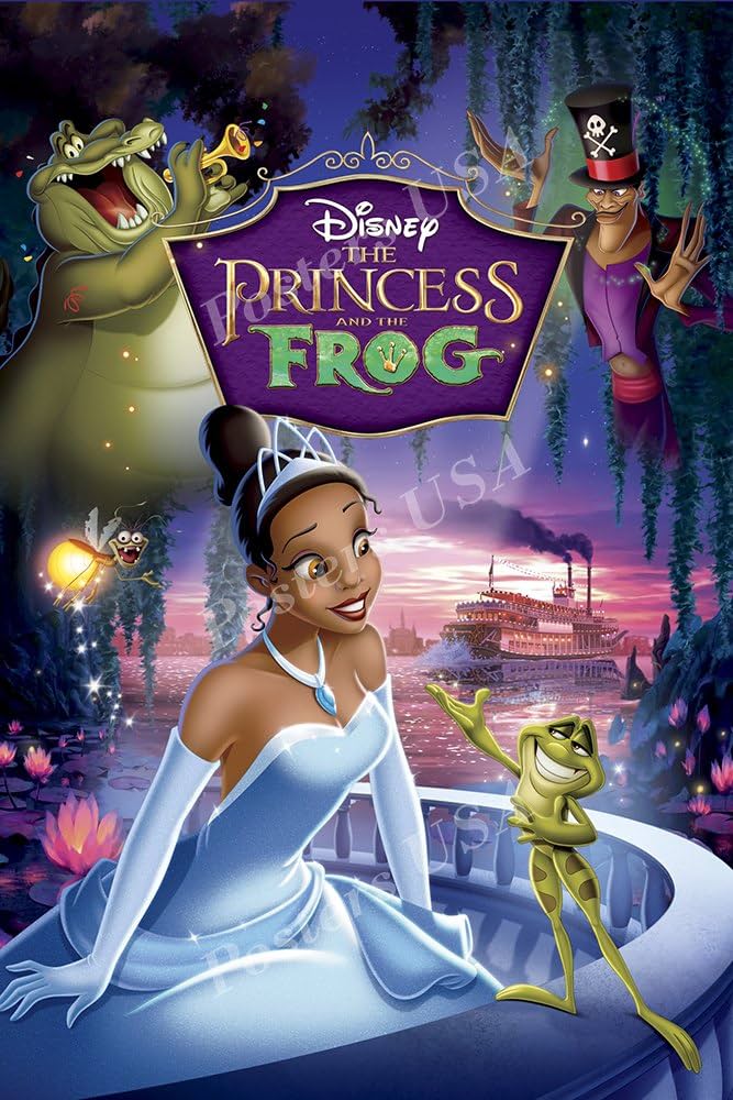 Princess And The Frog Movie Poster.