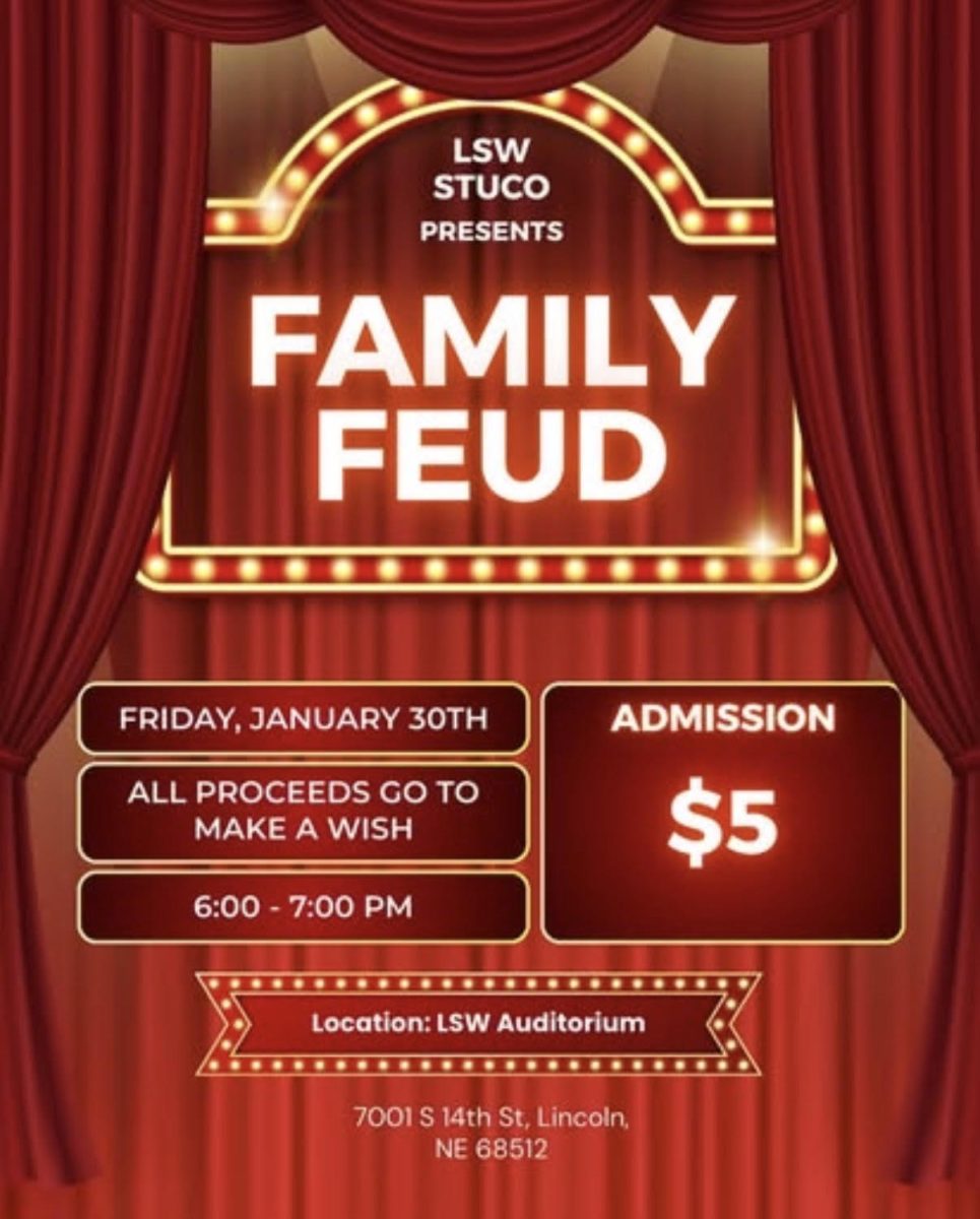 This photo is the poster that Student council posted on their instagram about Silver Hawk Family Feud. This event is to support Make-A-Wish.